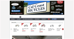 Desktop Screenshot of calcoastbicycles.com